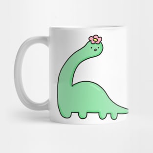 cute brachiosaurus dinosaur design Mug